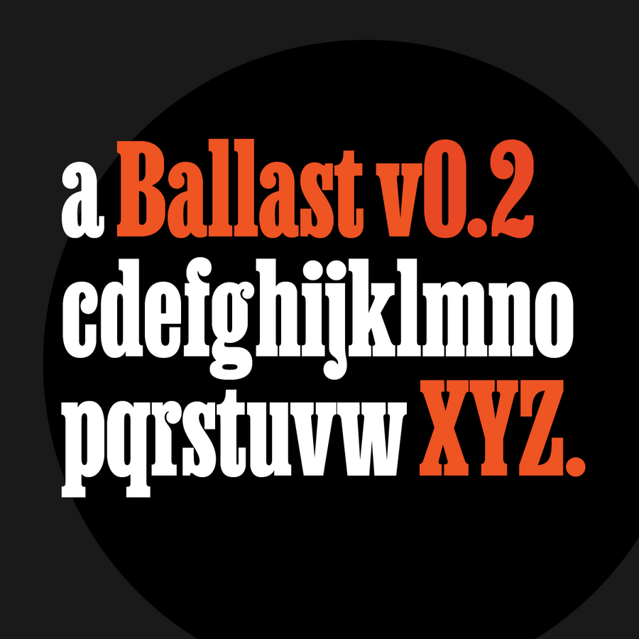Ballast by XYZ Type Future Fonts